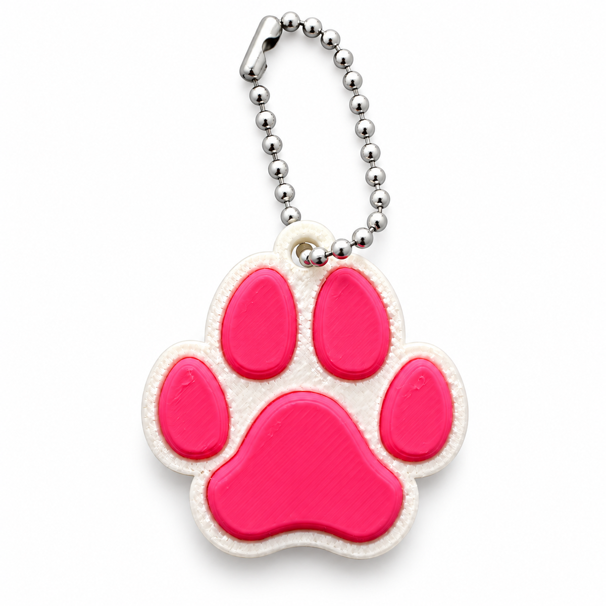 NFC Poot Sleutelhanger Roze voor hondentrimsalons.
